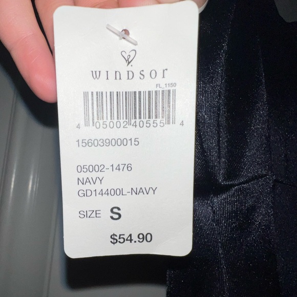 Lola High Slit Satin Dress NWT - Picture 4 of 6